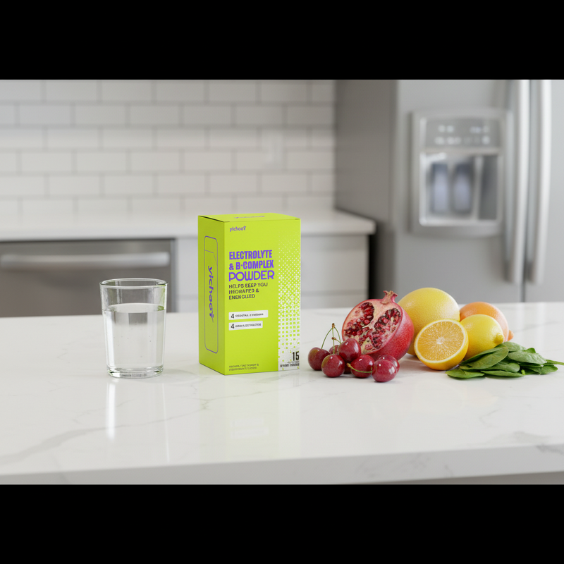 Electrolytes Powder Manufacturer - Hydration with B-Complex for Adults Men Women