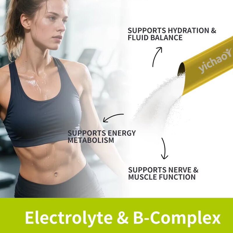 Electrolytes Powder Manufacturer - Hydration with B-Complex for Adults Men Women