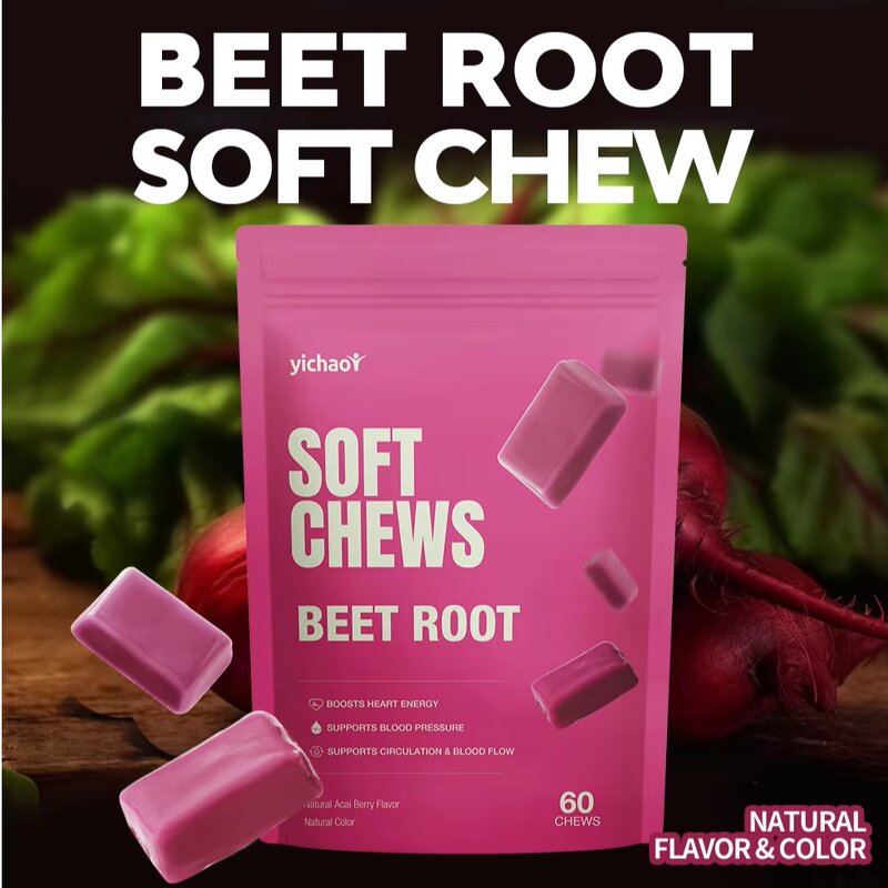 Beetroot Soft Chews Manufacturer - Sugar Free Vegan Gummy & ODM OEM