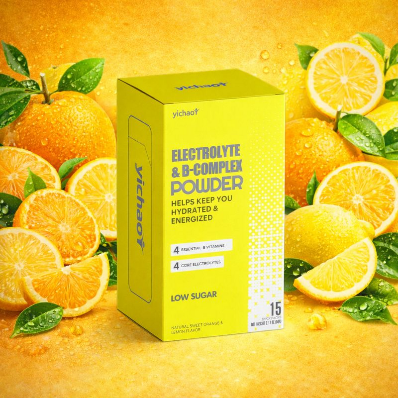 Electrolyte Powder Manufacturer - Low Sugar with B-Complex & OEM ODM