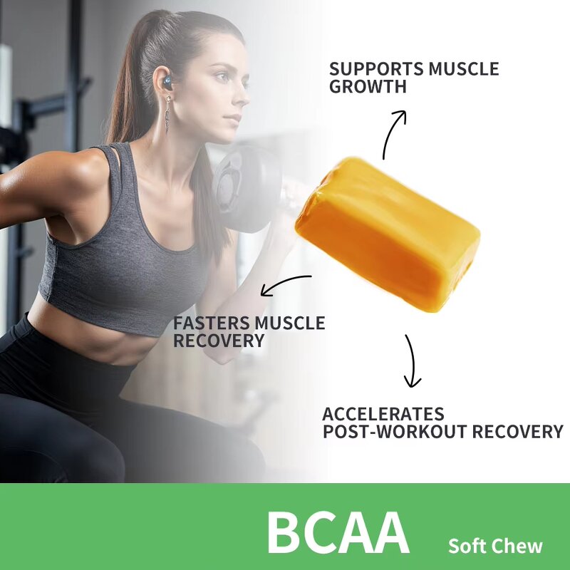 BCAA Soft Chews Manufacturer - Vegan Gummy for Energy & ODM