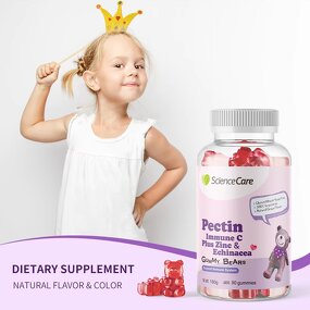 Kids Vitamin Gummies Manufacturer - Immune with Vitamin C Zinc Echinacea for Children