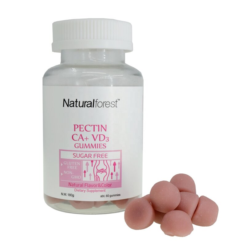 Calcium Vitamin D3 Gummy Manufacturer - Pectin Sugar-free for Adults & Private Label