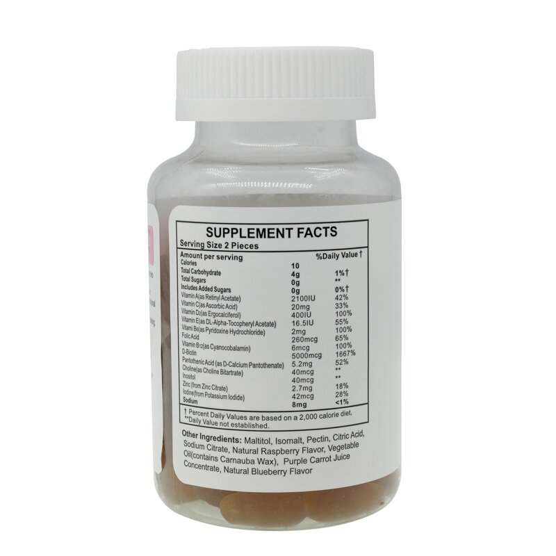 Hair Nail Skin Gummy Manufacturer - Pectin Sugar-free for Adults & Private Label