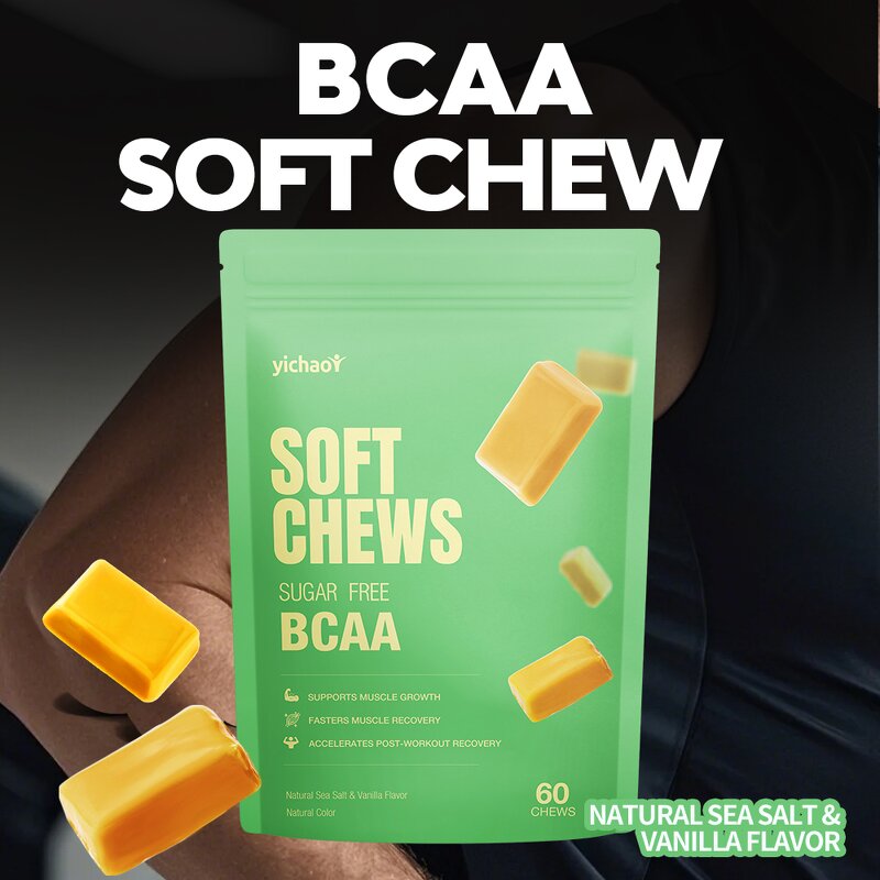 BCAA Soft Chews Manufacturer - Vegan Gummy for Energy & ODM