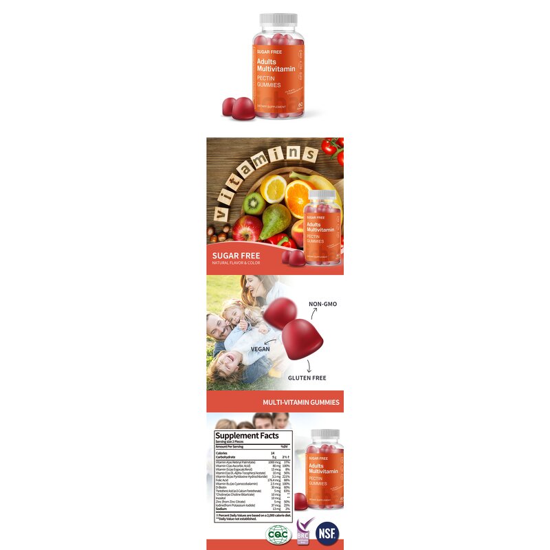 Multivitamin Gummy Manufacturer - Sugar Free & Private Label