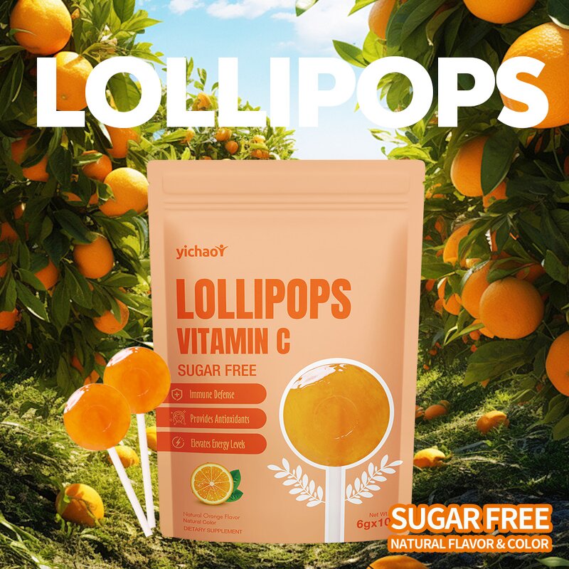 Vitamin C Lollipop Manufacturer - Sugar Free & OEM ODM
