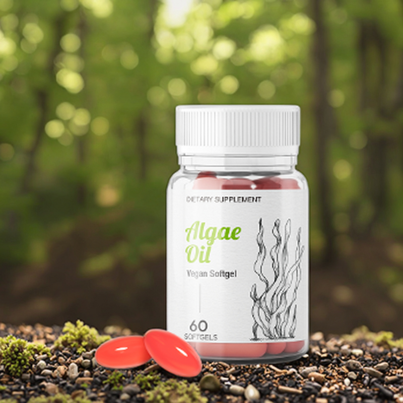 Algae Oil Capsule Manufacturer - Vegan Softgel Focus Supplement for Adults