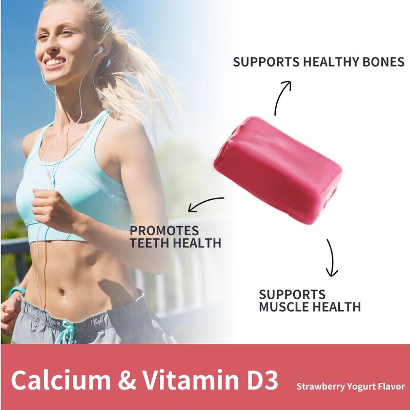 Calcium Vitamin D3 Soft Chews Manufacturer - Sugar Free Joint Gummy & ODM