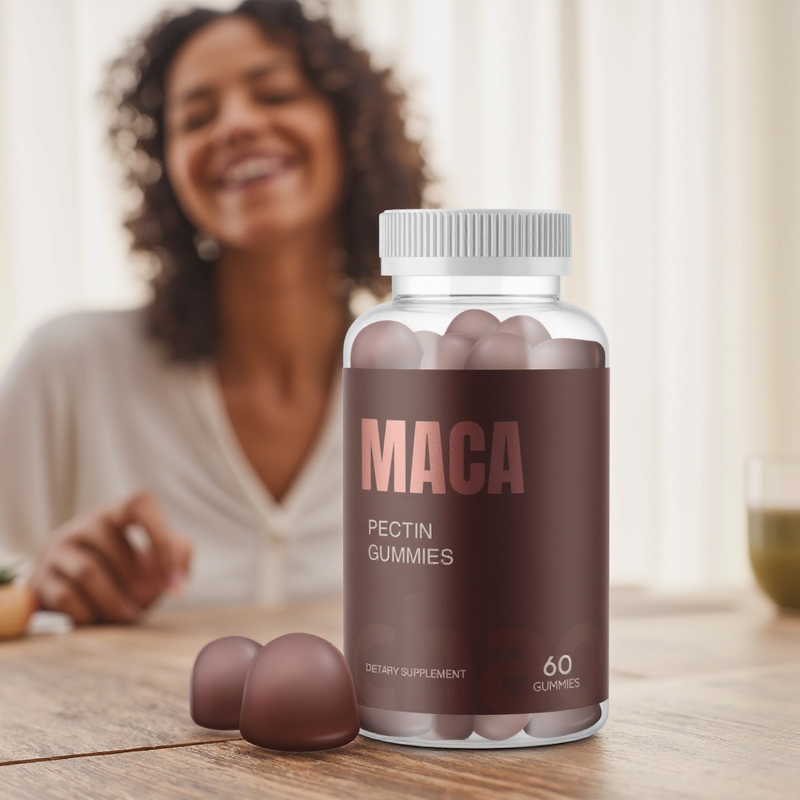 Energy Gummy Manufacturer - Tongkat Ali Tribulus MACA Pectin for Adults & Vegan