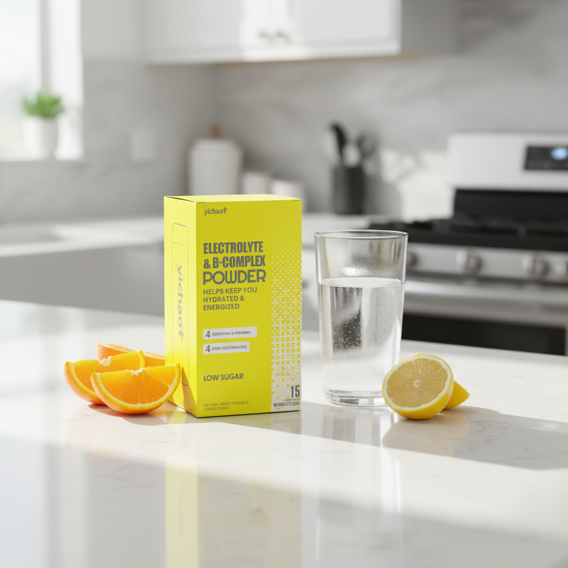 Electrolyte Powder Manufacturer - Low Sugar with B-Complex & OEM ODM