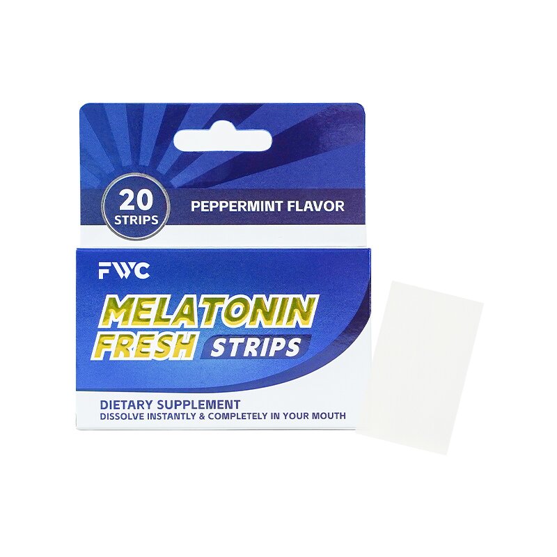 Melatonin Oral Strips Manufacturer - ODF Mint Strip for Sleep & White Label
