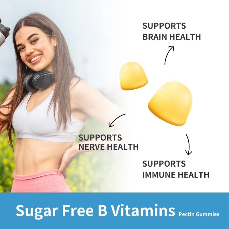 Vitamin B-Complex Gummy Manufacturer - Pectin Vegan Candy & Customized