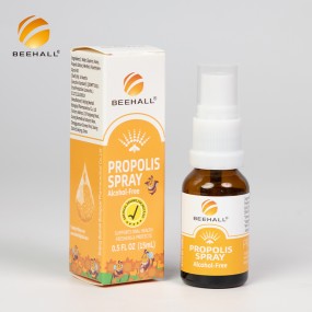 Manufacturer Bulk Alcohol-Free Propolis Spray for Family Use Custom Logo