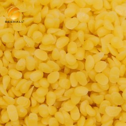 China Factory Wholesale Refined Yellow Beeswax Granules Bulk Supply