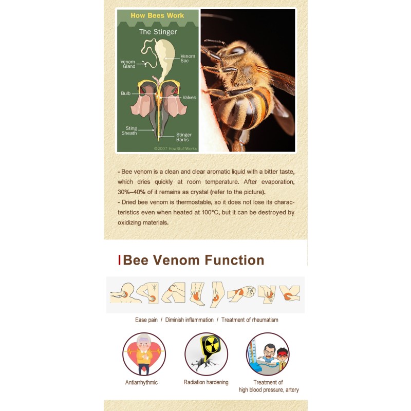 BEEHALL Manufacturer Natural Bee Venom for Face Skin Care Private Label
