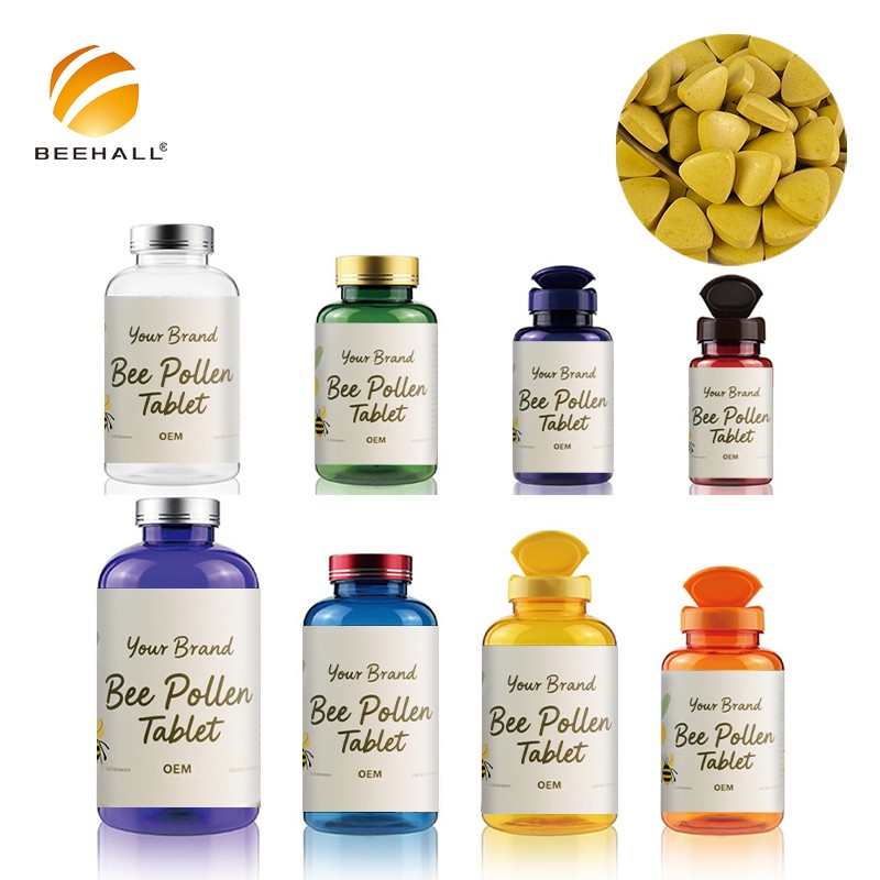 Health Products Exporter Wholesale Raw Bee Pollen Tablets for Endocrine Support ODM