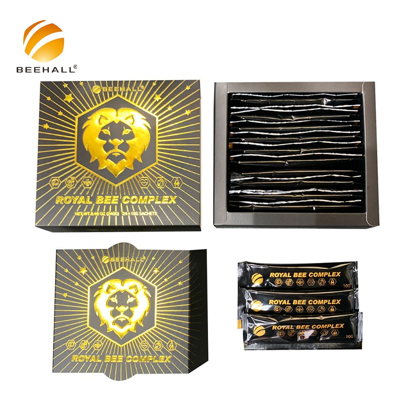 Health Food Factory New Organic Royal Bee Complex Honey with Royal Jelly Ginseng Maca