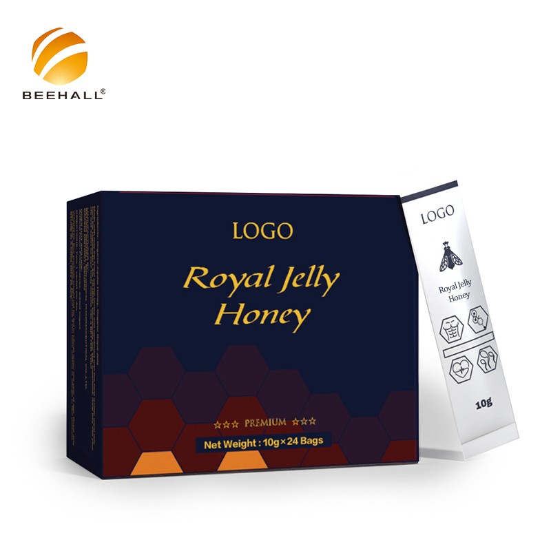 Health Products Exporter Hot Sale Custom Logo Honey with Royal Jelly ODM