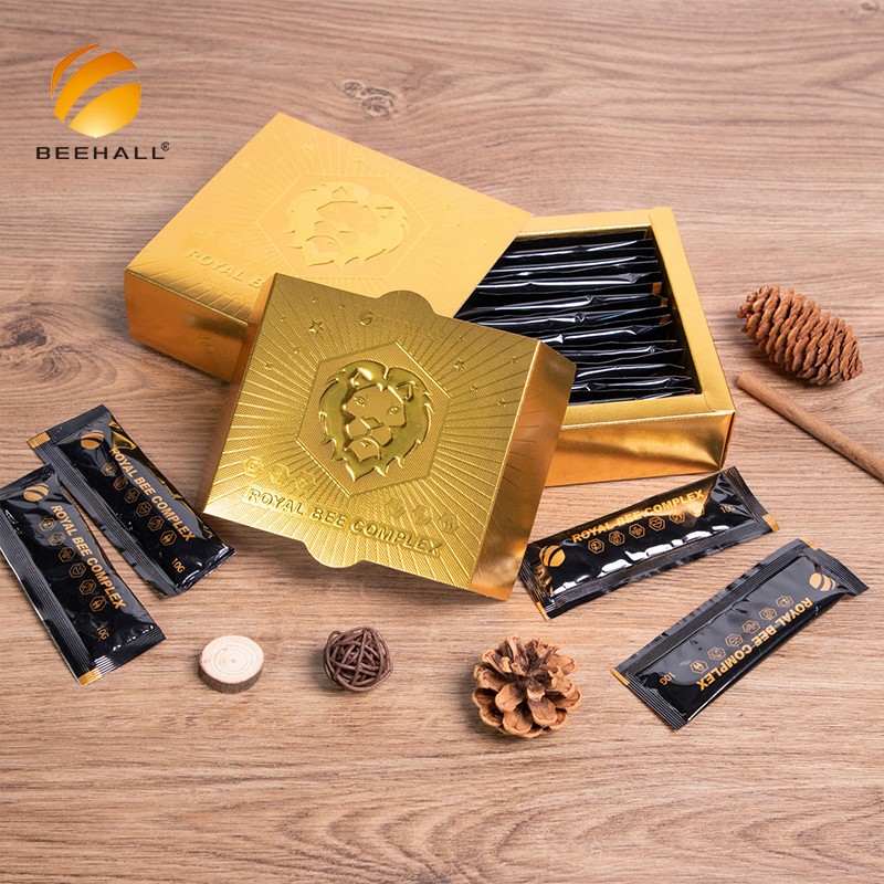 Bee Products Manufacturer Dietary Supplements Wholesale Royal Bee Complex Honey Custom Packaging