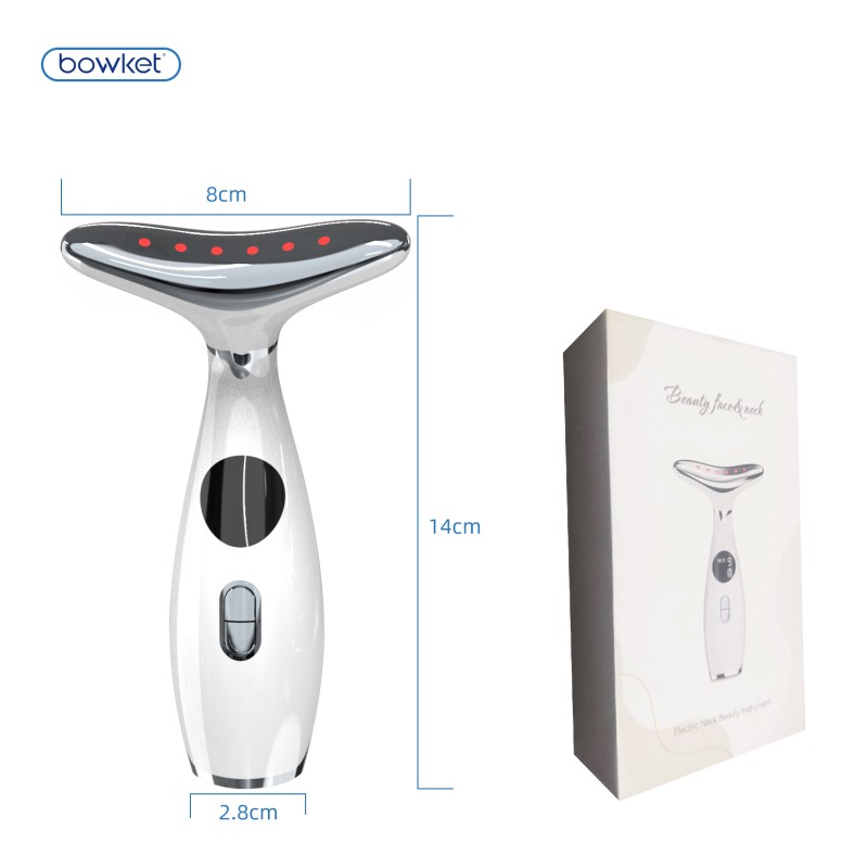 Portable Massager Factory - BOWKET Anti-Wrinkle Face Neck Lifting Home Use with LED Indicator USB