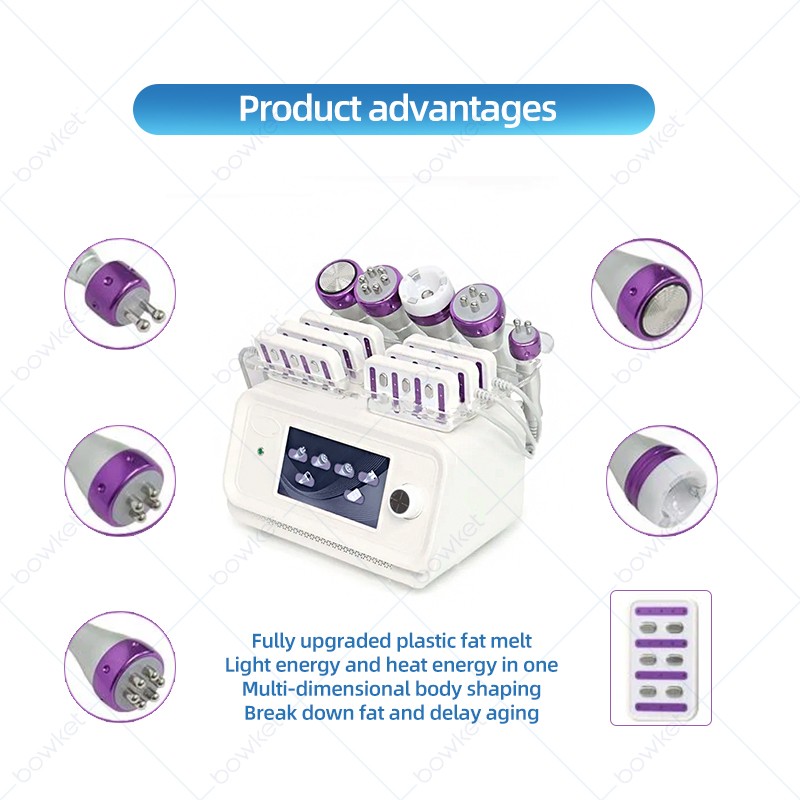 Vacuum Therapy Machine Manufacturer - Bowket Butt Machine Cavitation 6 in 1