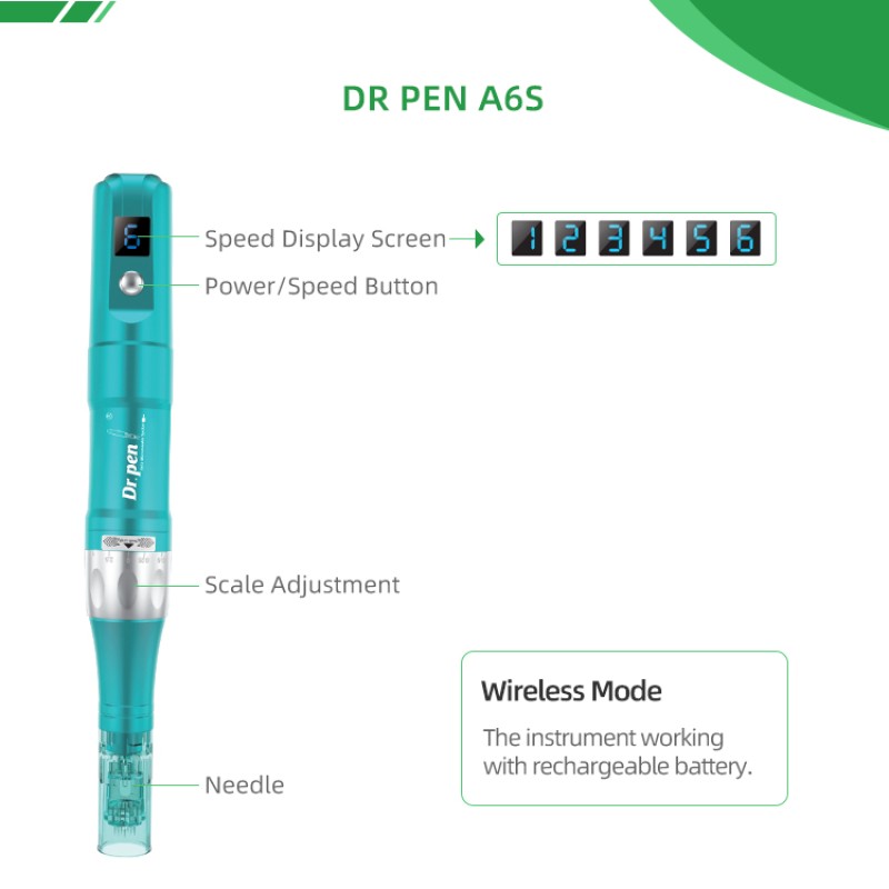 Derma Pen Manufacturer - 6-Speed Adjustment Rechargeable Skin Rejuvenation Whitening Wrinkle Removal