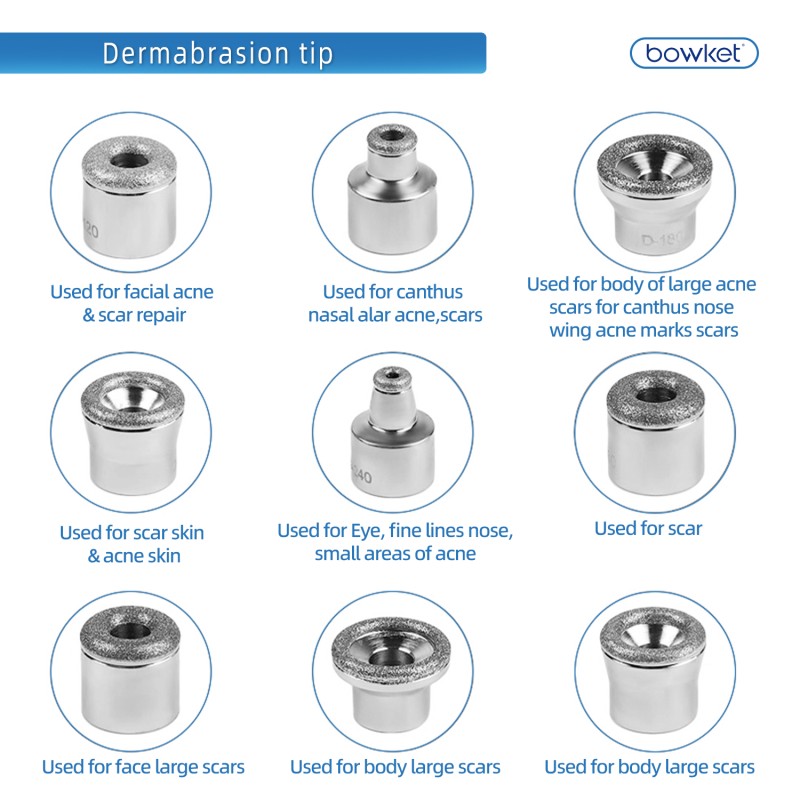 Portable Dermabrasion Factory - BOWKET 3 in 1 Diamond Peeling Machine Vacuum Blackhead Remover