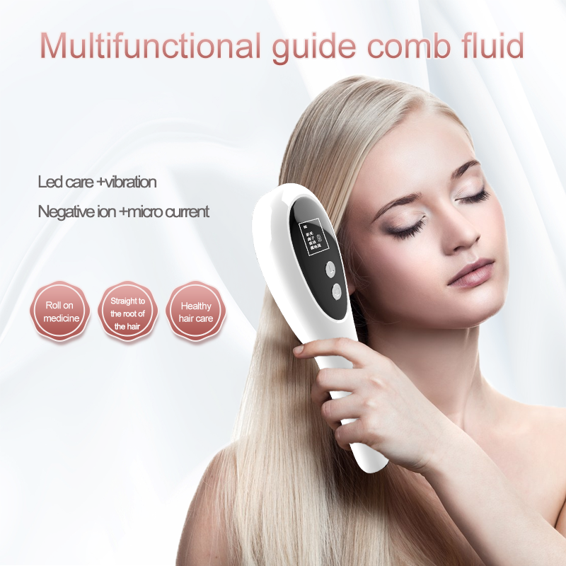 Hair Massage Comb Manufacturer - Multifunctional Handheld Laser Scalp RF EMS Brush for Hair Regrowth