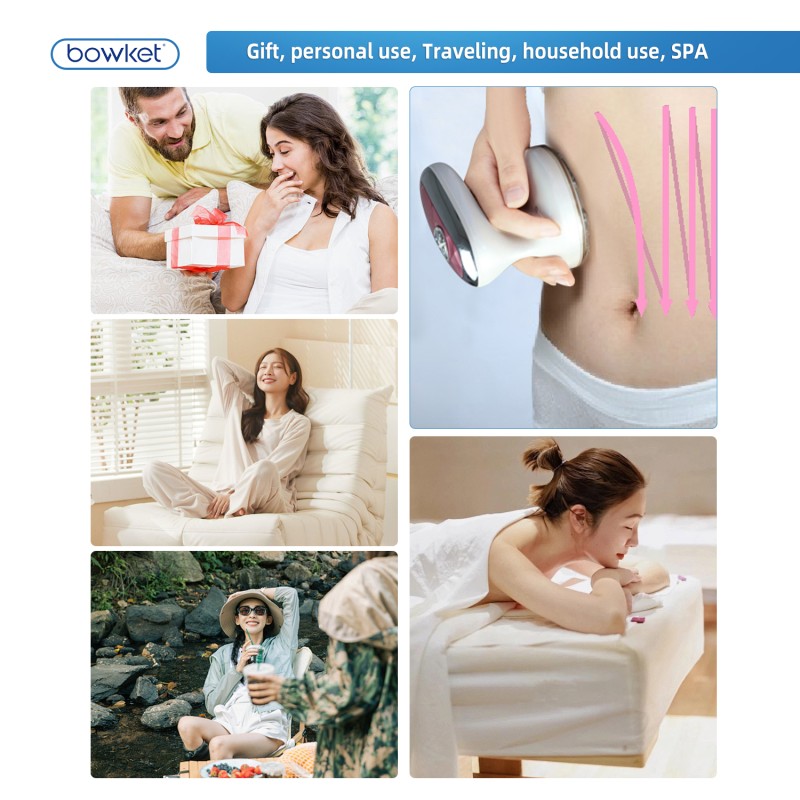 RF Body Contouring Factory - BOWKET Red LED Light Sonic RF Skin Tightening for Breast Massager