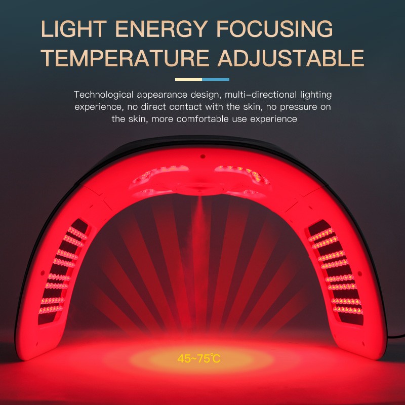 Infrared LED Therapy Factory - Medical Hydraskin Care 7 Colors Home Use Skin Rejuvenation Face Lift