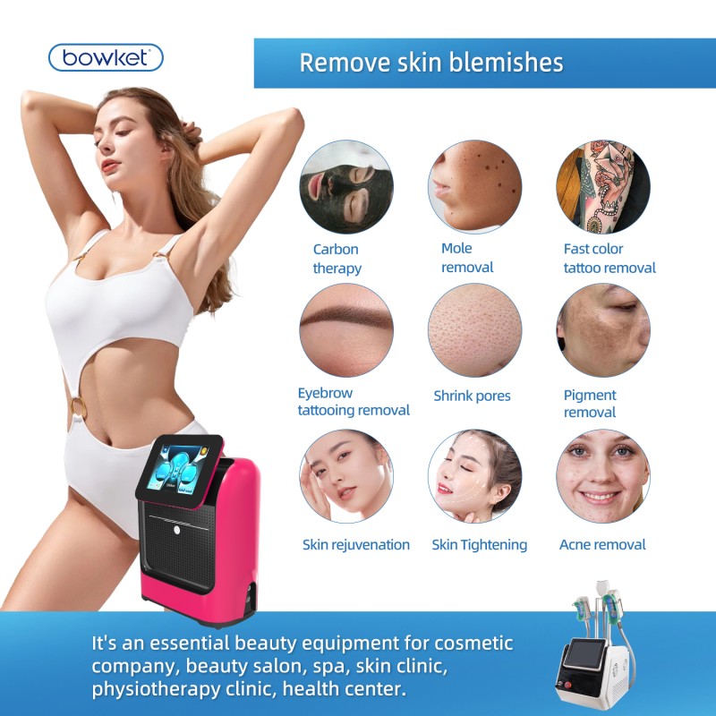 Tattoo Removal Machine Factory - BOWKET 755nm Beauty 1064nm Q-switch Nd Yag Laser