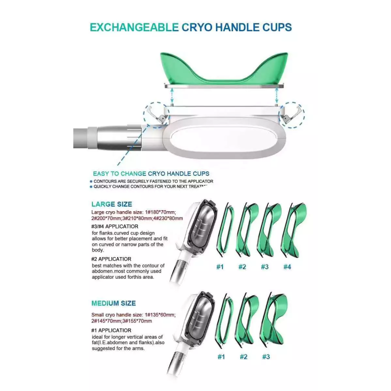 Face Slimming Device Factory - BOWKET 3in1 Fat Freezing Vacuum Cryotherapy Cooling Machine