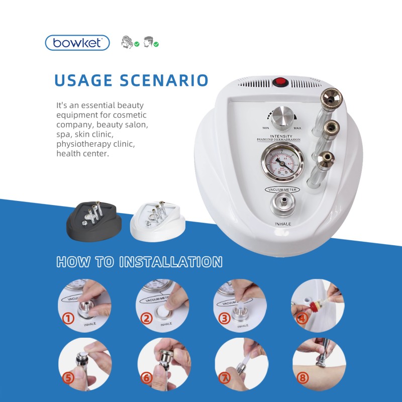 Professional Hydrodermabrasion Manufacturer - BOWKET and Microdermabrasion Diamond Machine for Face