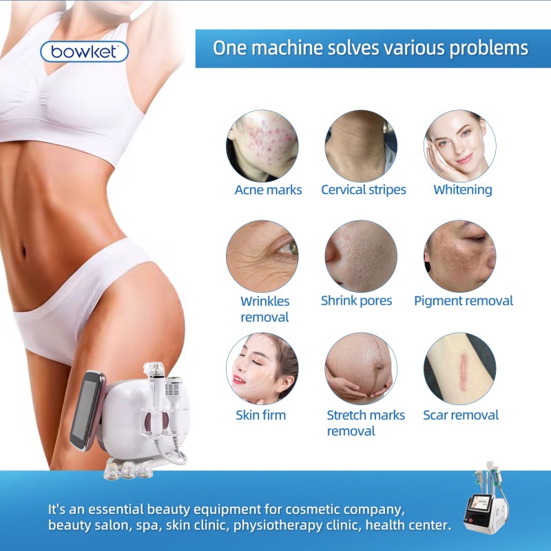 Stretch Mark Device Manufacturer - BOWKET Microneedling Rf Fractional Cold Hammer Beauty Equipment