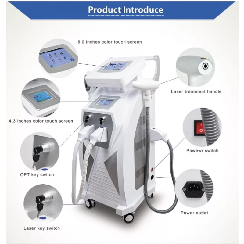 IPL Hair Removal Manufacturer - BOWKET 3in1 Painless Opt Laser Machine High Efficiency
