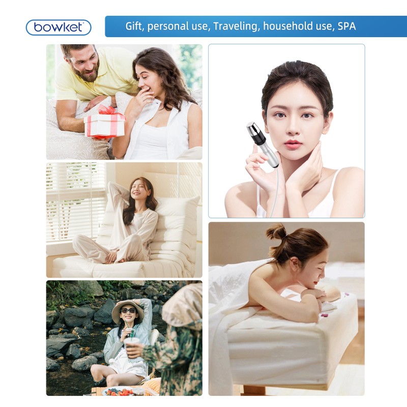 Handheld RF Device Factory - BOWKET 3-in-1 Radio Frequency Anti-Aging Beauty for Face Body Home Use