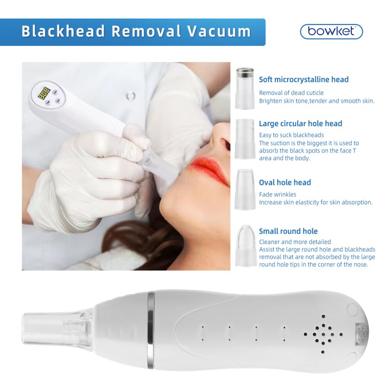 Blackhead Remover Manufacturer - BOWKET Facial Vacuum Cleaner for Deep Cleaning Acne Removal Suction