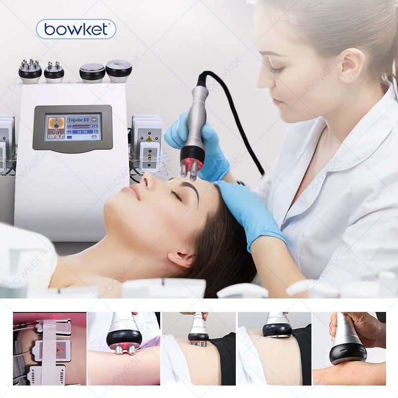 Ultrasonic Slimming Manufacturer - BOWKET 6 in 1 Cavitation Cellulite Reduce Face Sculpting Tool