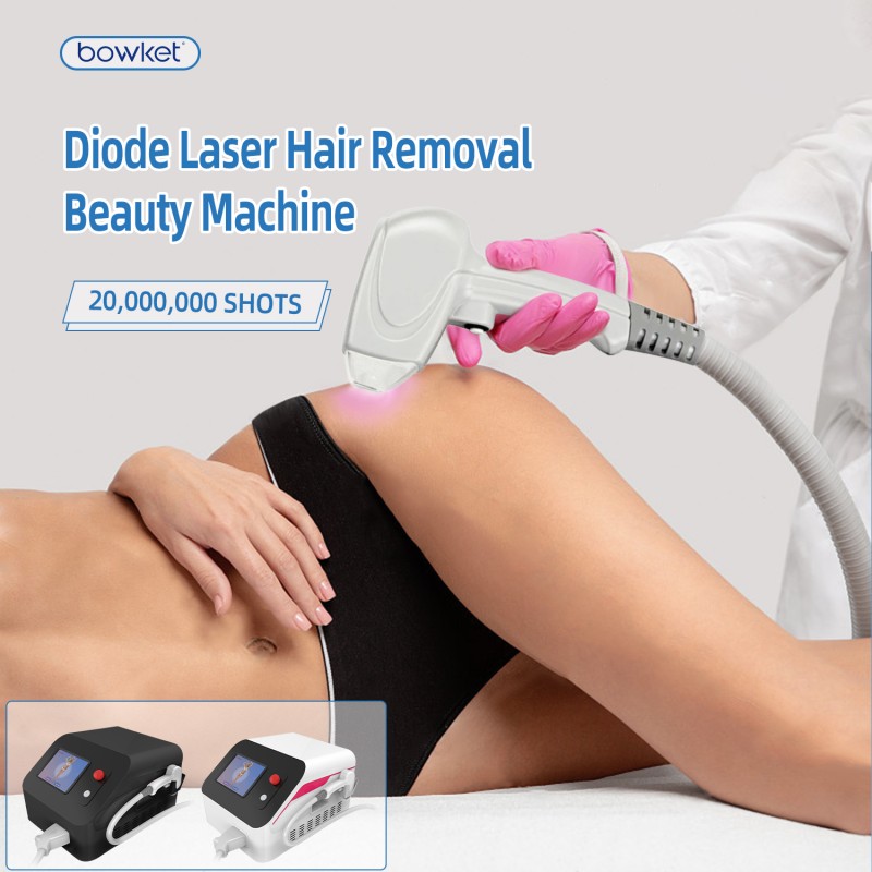 Diode Laser Machine Manufacturer - BOWKET 755 808 1064nm Laser Hair Removal Breast Massager