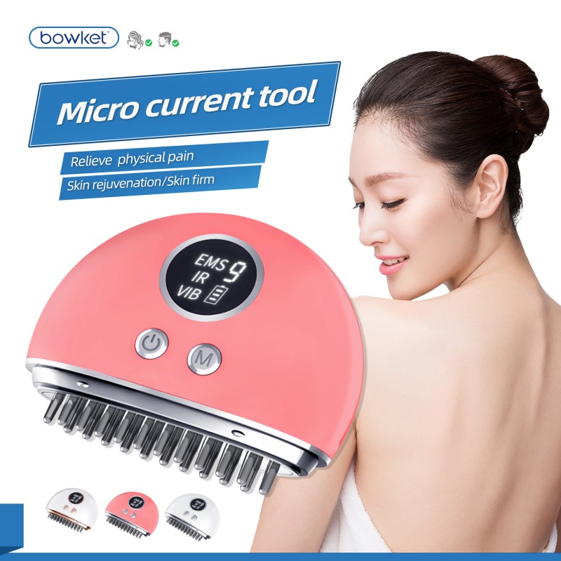 Electric Meridian Brush Manufacturer - BOWKET EMS Microcurrent for Facial Lymphatic Massage Home Use