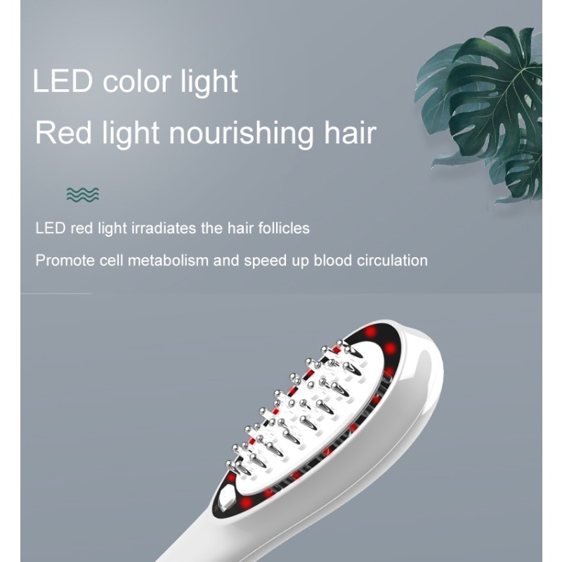 Hair Massage Comb Manufacturer - Multifunctional Handheld Laser Scalp RF EMS Brush for Hair Regrowth