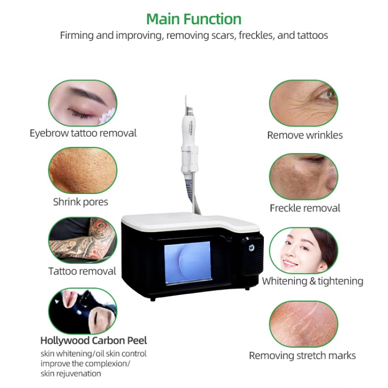 ND YAG Laser Factory - 2023 Tattoo Removal Beauty 1200W Power New Design for Spa Clinic