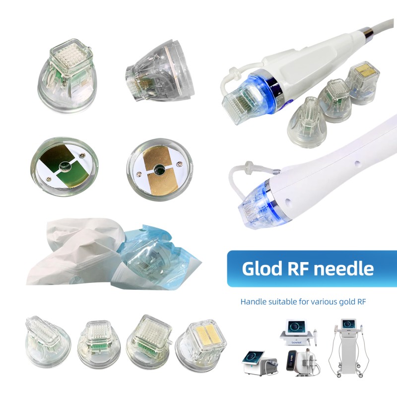 RF Microneedle Cartridges Manufacturer - Bowket Fractional Disposable Gold Tips 10pins 25pins 64pins