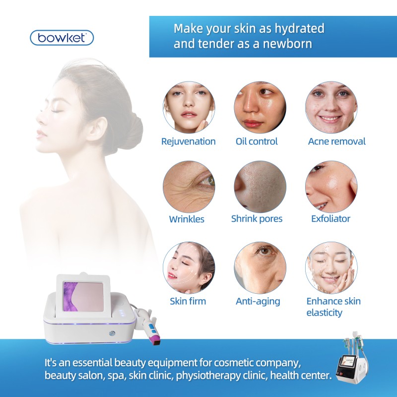 Home Use RF Equipment Factory - Bowket Skin Tightening Radio Frequency Face Beauty Analyzer