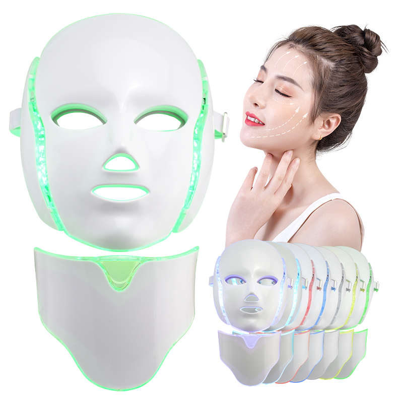 LED Facial Light Factory - BOWKET 7-Color OEM PDT Machine Electric Home Use for Skin Rejuvenation