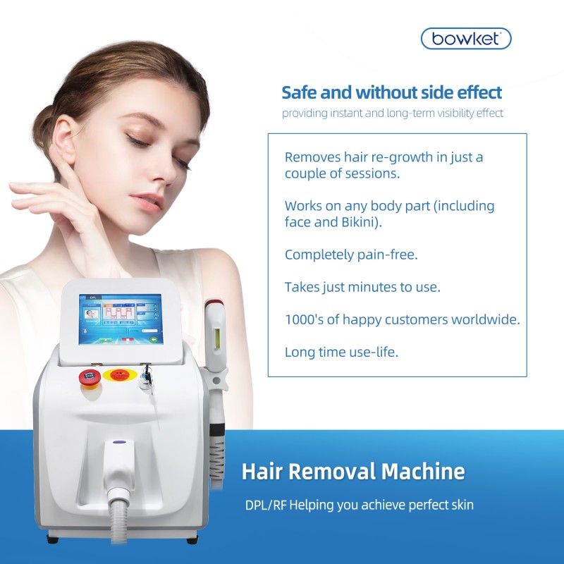 Home Use IPL Manufacturer - BOWKET Painless Laser with Cooling Feature UK US for Skin Rejuvenation