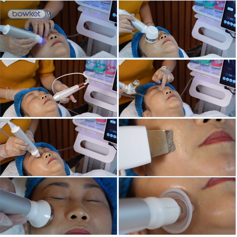 Skin Analysis Machine Manufacturer - BOWKET Newest 8in1 Hydra Microdermabrasion 2024 Face