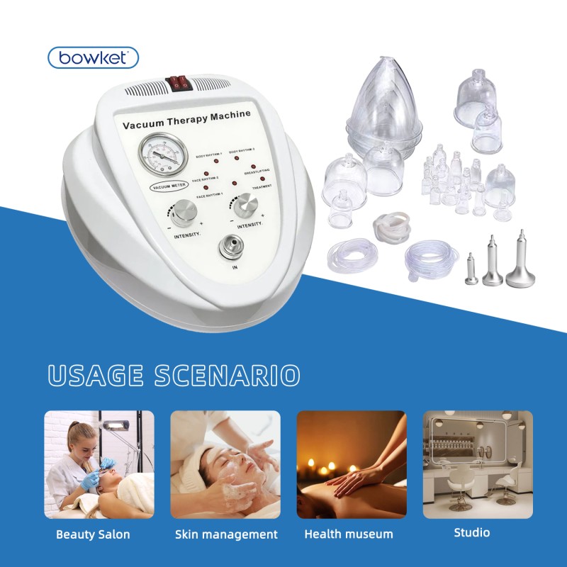 Vacuum Therapy Factory - Bowket Breast Enhancer Massager Hip Lifting Butt Massager for Weight Loss