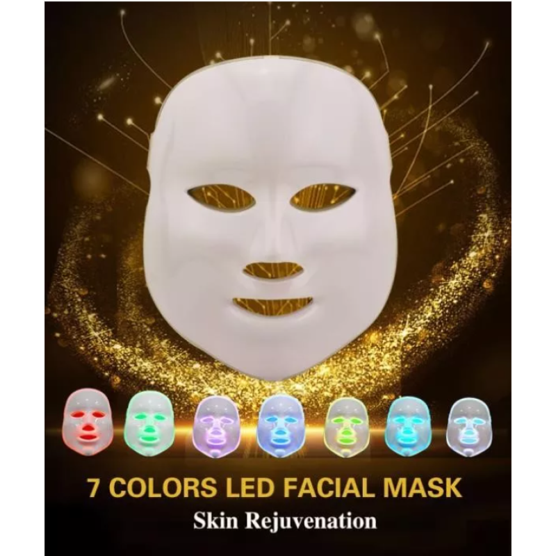 Beauty Mask Factory - 7 LED Colorful for Home Use Facial Light Therapy Acne Whitening Treatment
